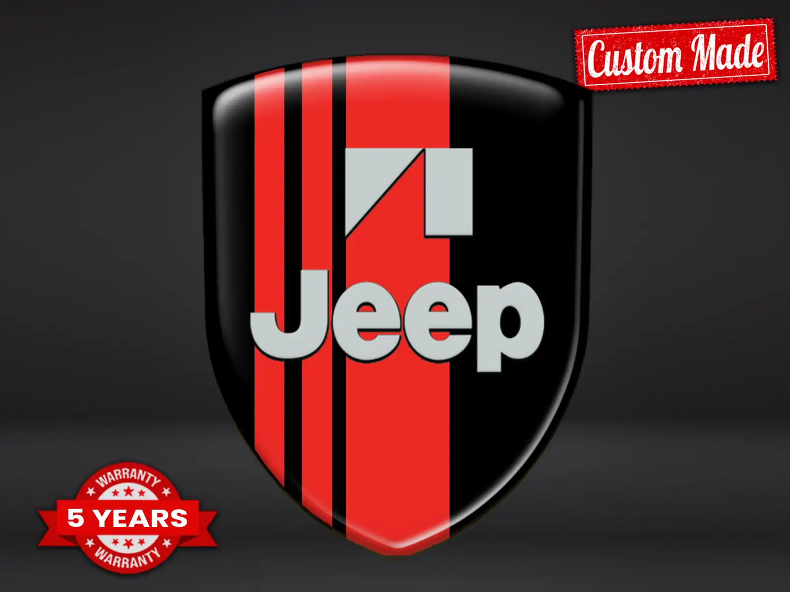 Jeep Autocollants Logo Vinyle Pro Max Résistants Disposition